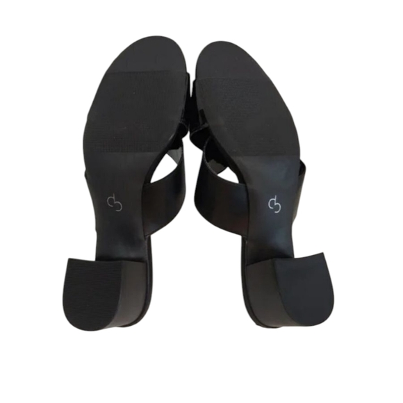 CP Women's Black Slip-On High Heel Sandals Size 8M NWOT - Picture 11 of 11